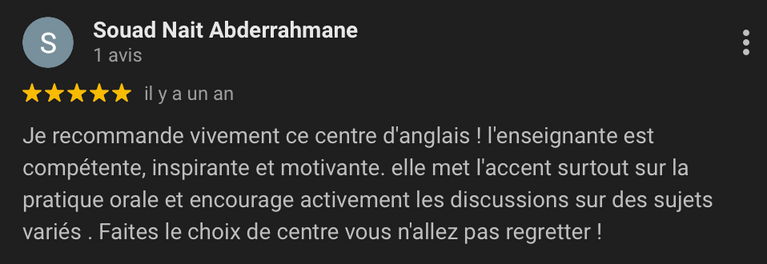 Client review : Best center in Casablanca